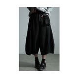 ブラック | 大人の垢抜けが叶うコクーン変形ワイドパンツ レディース ファッション | Sawa a la mode