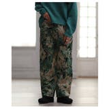 グリーン | 大人ハンサムなフラワージャガードワイドパンツ レディース ファッション | Sawa a la mode