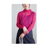 ピンク | 着回し自由自在な心躍るシアーインナートップス レディース ファッション | Sawa a la mode