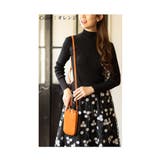 オレンジ | カードスロットホルダー付きクロコ革フォンショルダー レディース ファッション | Sawa a la mode