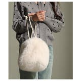 オフ | コロンと愛らしいフェイクファー巾着ハンドバッグ レディース ファッション | Sawa a la mode