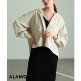 ベージュ | 抜け感で着こなすノーカラーフェイクレザージャケット レディース アウター | Sawa a la mode