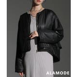 ブラック | 後ろ姿で魅せるバックフレアブルゾン レディース アウター | Sawa a la mode