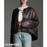 ダークブラウン | 後ろ姿で魅せるバックフレアブルゾン レディース アウター | Sawa a la mode