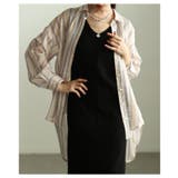 ライトピンク | 綺麗めマニッシュ纏うシアーストライプシャツチュニック レディース ファッション | Sawa a la mode