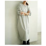 グレー | 毎日着たくなるスウェットプルオーバーワンピース レディース ファッション | Sawa a la mode