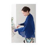 ブルー | 日差しに負けないアコーディオンプリーツボレロ レディース ファッション | Sawa a la mode