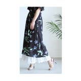 ホワイト | ワンピースの下に穿く透き通る刺繍レースパンツ レディース ファッション | Sawa a la mode