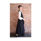 ブラック | いつもの服に羽織るだけな2wayロングジレ レディース ファッション | Sawa a la mode