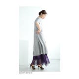パープル | ワンピの下に重ねても可愛いシフォンワイドパンツ レディース ファッション | Sawa a la mode