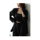 ブラック | カッチリし過ぎず軽く羽織れる大人のテーラードジャケット レディース ファッション | Sawa a la mode