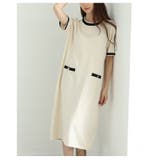 オフホワイト | 上品さ漂うラフな大人のサマーニットワンピース レディース ファッション | Sawa a la mode
