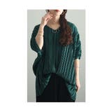 グリーン | 気分を上げる特別感リッチなプリーツトップス レディース ファッション | Sawa a la mode
