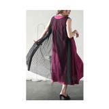 ブラック | 重ねるだけで旬顔キマるメッシュ重ね着ワンピース レディース ファッション | Sawa a la mode