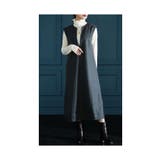 グレー | ほっこり素材で季節を感じるキーネックワンピース レディース ファッション | Sawa a la mode