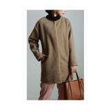 モカ | ほっこり素材で冬を彩るふんわりジャケット レディース ファッション | Sawa a la mode