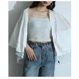 オフホワイト | ラグジュアリーさ醸し出すカップ付きラメキャミソール レディース ファッション | Sawa a la mode