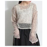 アイボリー | 重ねればこなれる旬顔オーバーメッシュカットソー レディース ファッション | Sawa a la mode