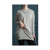 ベージュ | 着痩せシルエットに拘ったコクーンカットソー レディース ファッション | Sawa a la mode