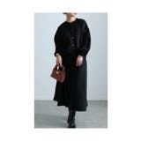 ブラック | 大人の正統派スタイル裏起毛セットアップ レディース ファッション | Sawa a la mode