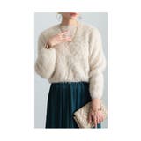 ベージュ | 触れる度うっとりファーニットセーター レディース ファッション | Sawa a la mode