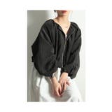 ブラック | ふんわりシルエットにときめくボリュームジャケット レディース ファッション | Sawa a la mode