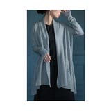 グレー | 流れる煌きに一目惚れするビジューカーディガン レディース ファッション | Sawa a la mode