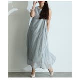 グレー | 見た目も着心地も軽やか接触冷感シフォンワンピース レディース ファッション | Sawa a la mode