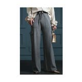 グレー | スパイシーな大人スタイルニットカーゴパンツ レディース ファッション | Sawa a la mode