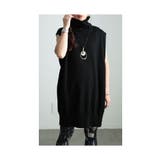 ブラック | きちんと感と暖かさを叶えるタートルニットチュニック レディース ファッション | Sawa a la mode