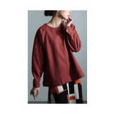 テラコッタ | ウォーミー素材でほっこりラグランプルオーバー レディース ファッション | Sawa a la mode