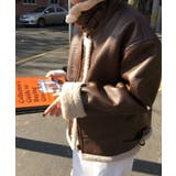 フェイクレザーボアブルゾン | ABITOKYO | 詳細画像5