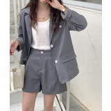 テーラードジャケット+ショートパンツ セットアップ | ABITOKYO | 詳細画像28