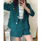 テーラードジャケット+ショートパンツ セットアップ | ABITOKYO | 詳細画像30