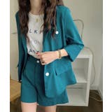 テーラードジャケット+ショートパンツ セットアップ | ABITOKYO | 詳細画像31