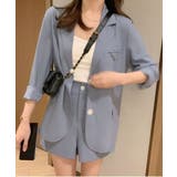 テーラードジャケット+ショートパンツ セットアップ | ABITOKYO | 詳細画像5