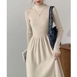 ハイネックリブニットロングワンピース | ABITOKYO | 詳細画像3