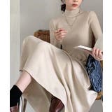 ハイネックリブニットロングワンピース | ABITOKYO | 詳細画像7