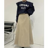 ロゴ刺繍ショルーフリル裏起毛トレーナー | ABITOKYO | 詳細画像11