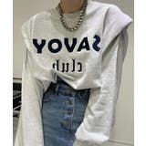 ロゴ刺繍ショルーフリル裏起毛トレーナー | ABITOKYO | 詳細画像17