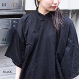 チャイナオーバーTシャツ 原宿系 ファッション | ACDCRAG | 詳細画像3 