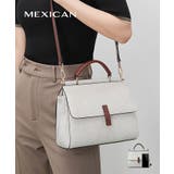 MEXICAN スプリットレザー2wayハンドバッグ レトロ | MEXICAN | 詳細画像1