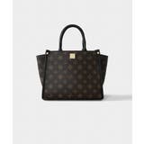 ブラウン | MEXICAN モノグラム柄2wayハンドバッグ PVC | MEXICAN