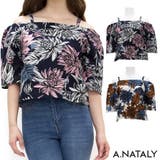 ボタニカルフラワーオフショルトップス | A.NATALY | 詳細画像1