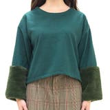 フェイクウール袖ファープルオーバー | A.NATALY | 詳細画像6