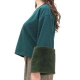 フェイクウール袖ファープルオーバー | A.NATALY | 詳細画像7