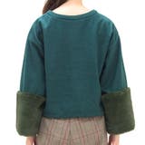 フェイクウール袖ファープルオーバー | A.NATALY | 詳細画像8