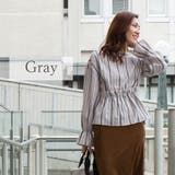 スタンドネックペプラムブラウス | A.NATALY | 詳細画像4