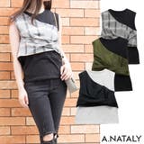 ワンショルドッキングノースリTシャツ | A.NATALY | 詳細画像1