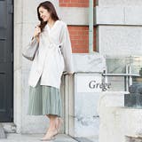 スエードノーカラータイロッケンコート | A.NATALY | 詳細画像2